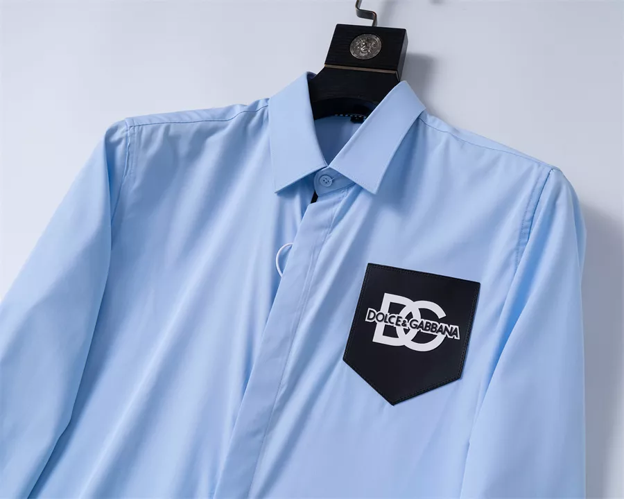 Modern 4038 Dolce & Gabbana D&G Shirts Long Sleeved For Men