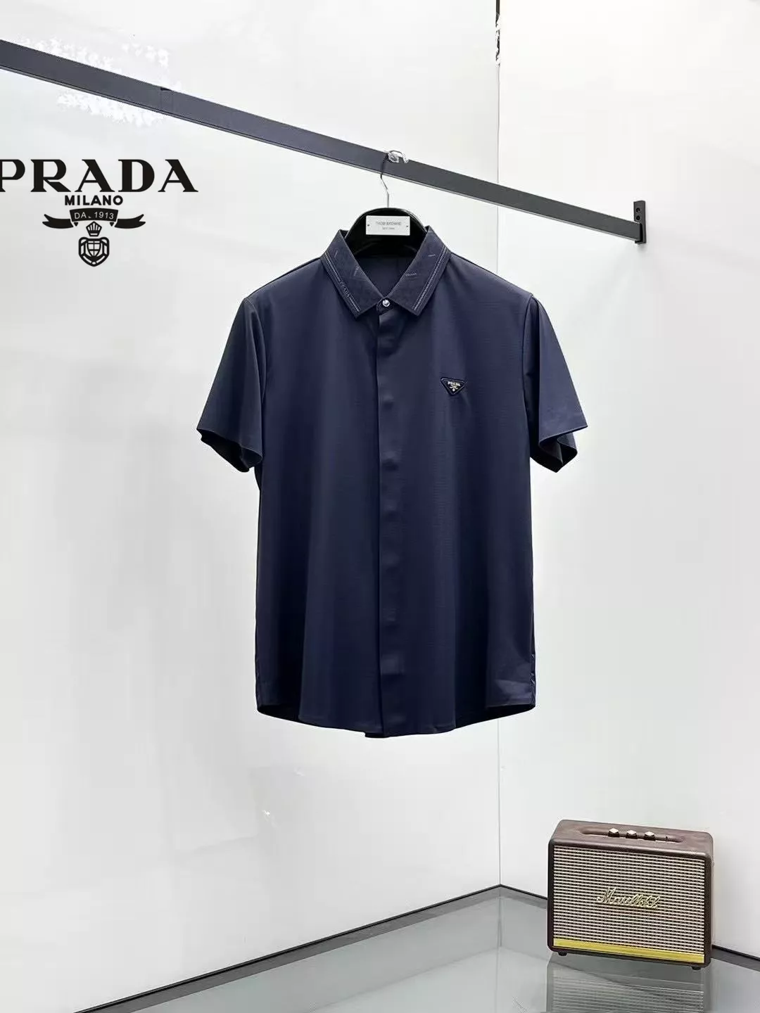 Modern 4069 Prada Shirts Short Sleeved For Men