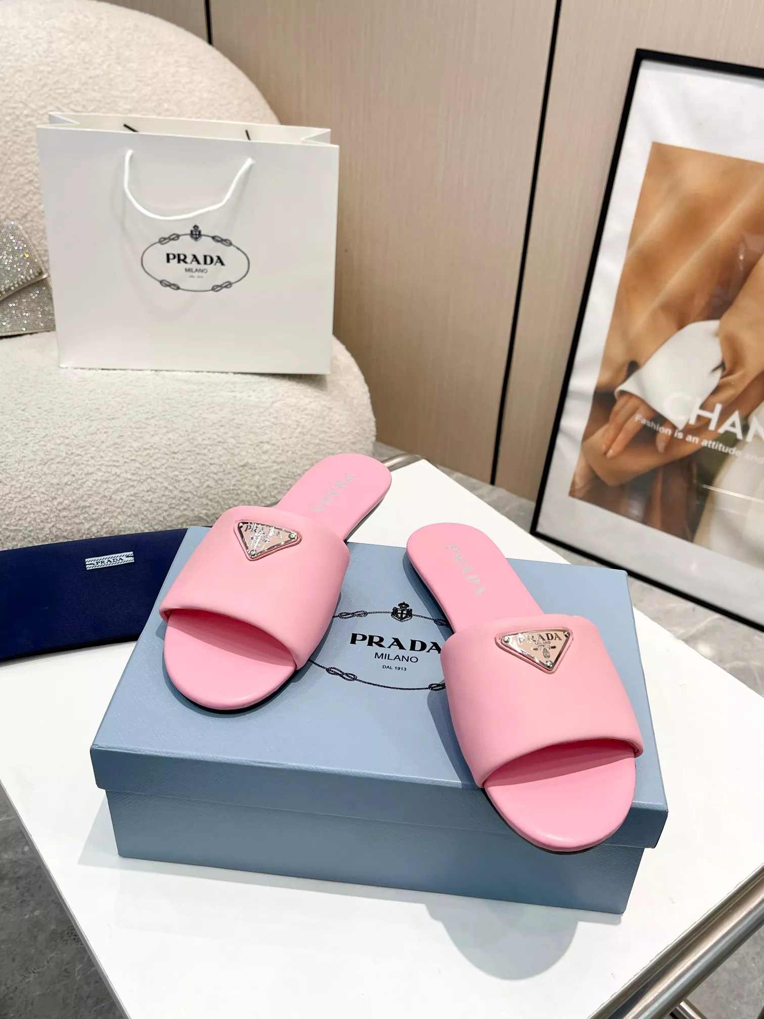 Modern 4323 Prada Slippers For Women