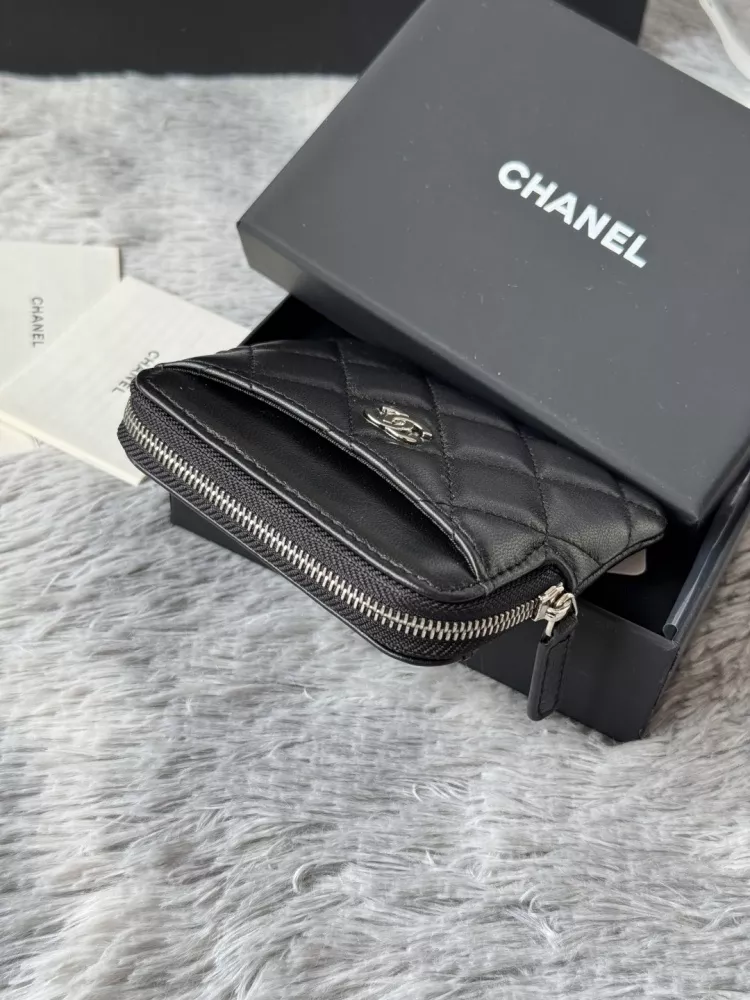 Modern 487 Chanel AAA Quality Wallets In Silver For Women