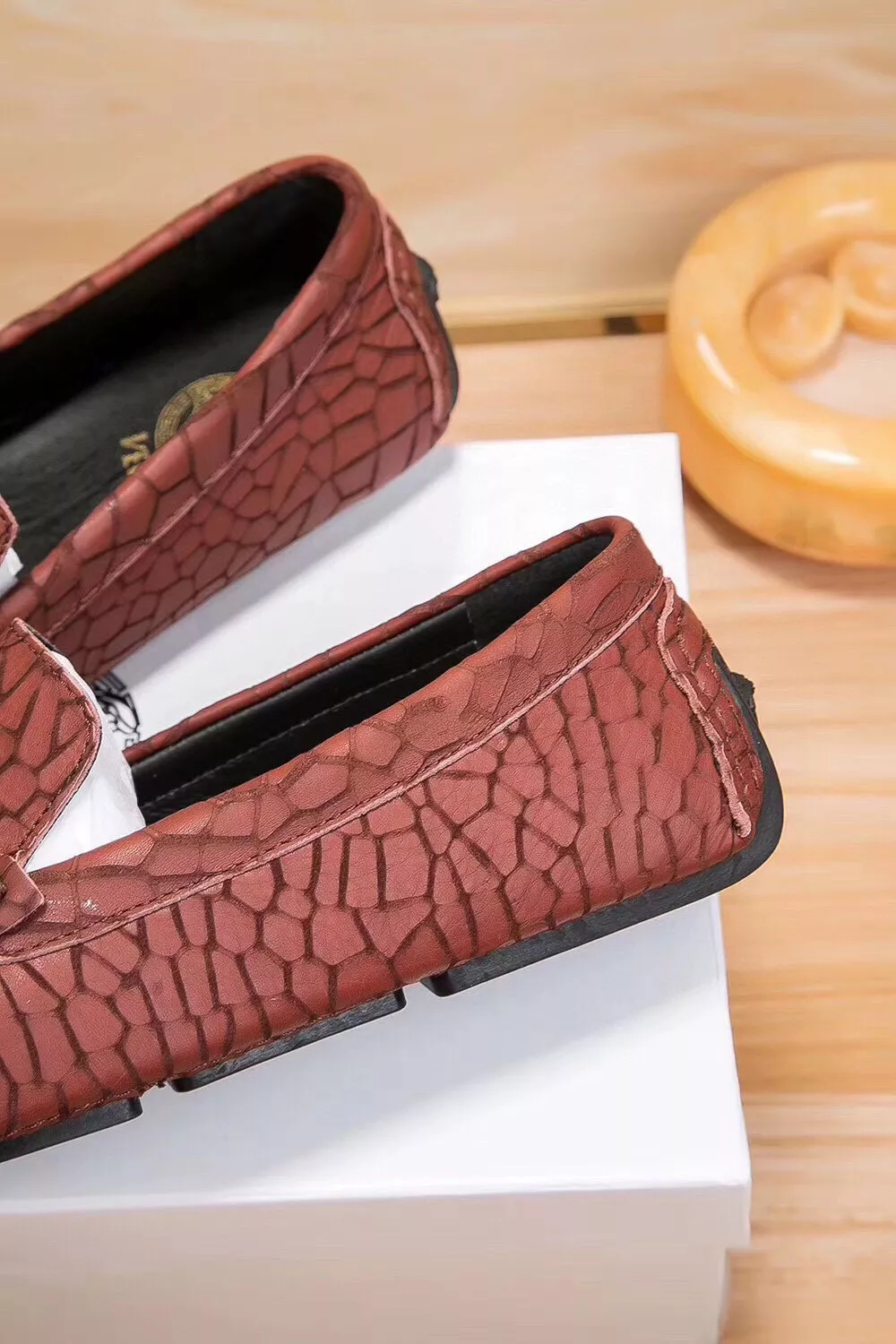 Modern 5635 Versace Leather Shoes For Men