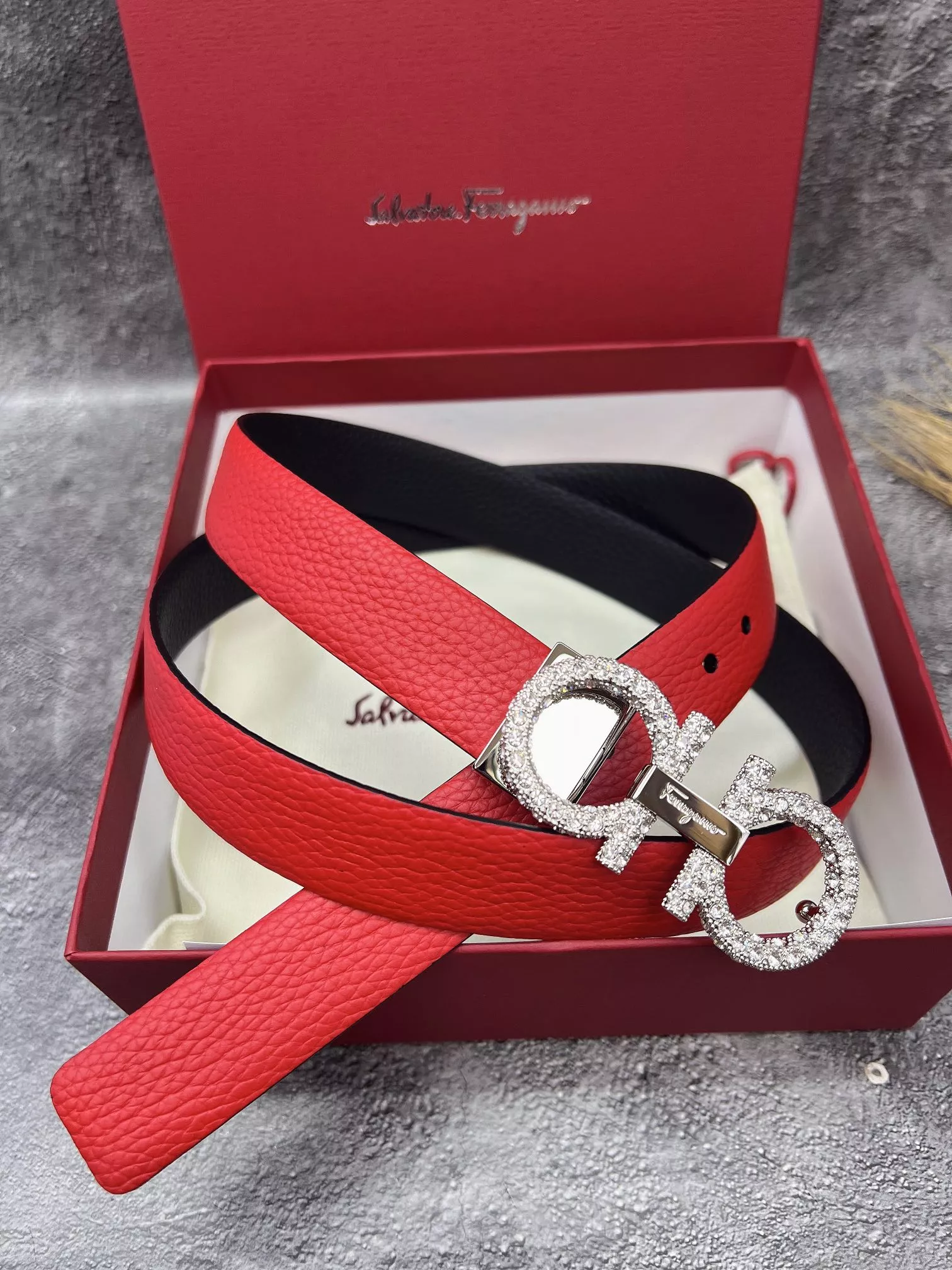 Modern 5656 Salvatore Ferragamo AAA Quality Belts In 2.5cm For Women