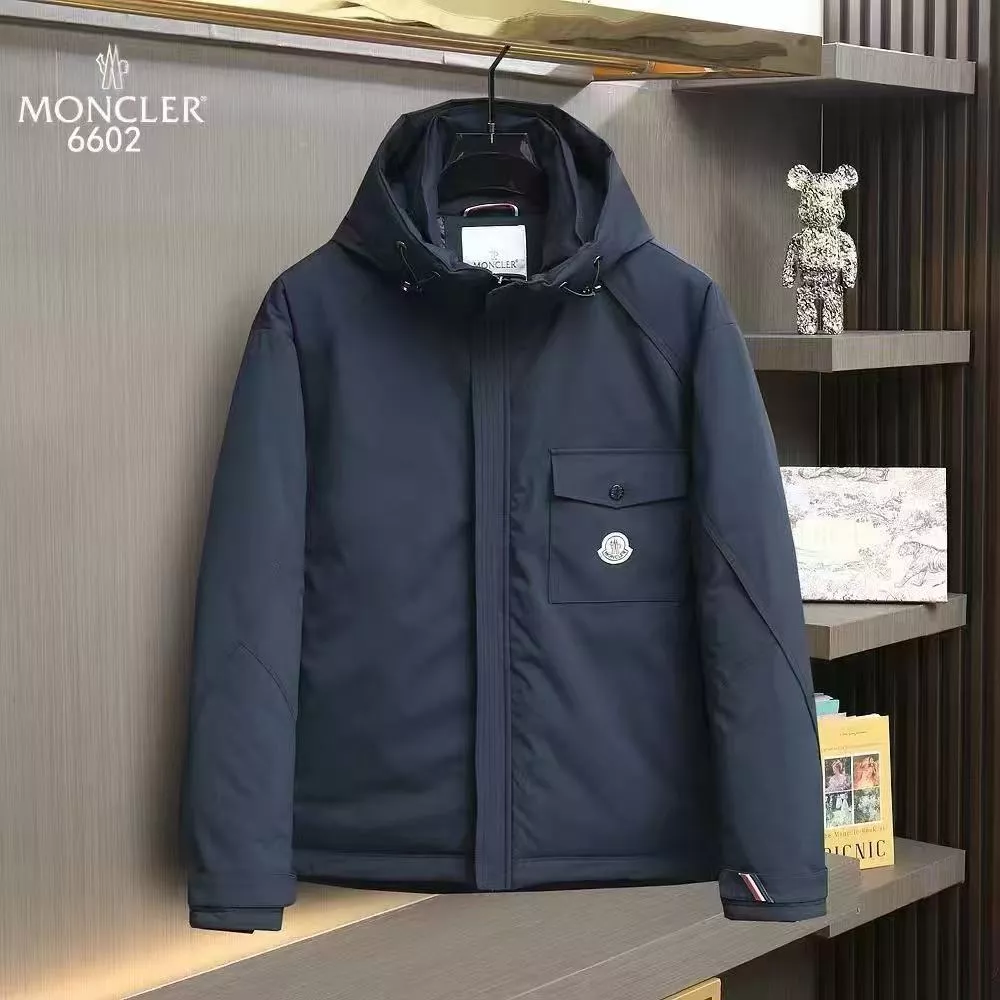 Modern 5705 Moncler Down Feather Coat Long Sleeved For Men