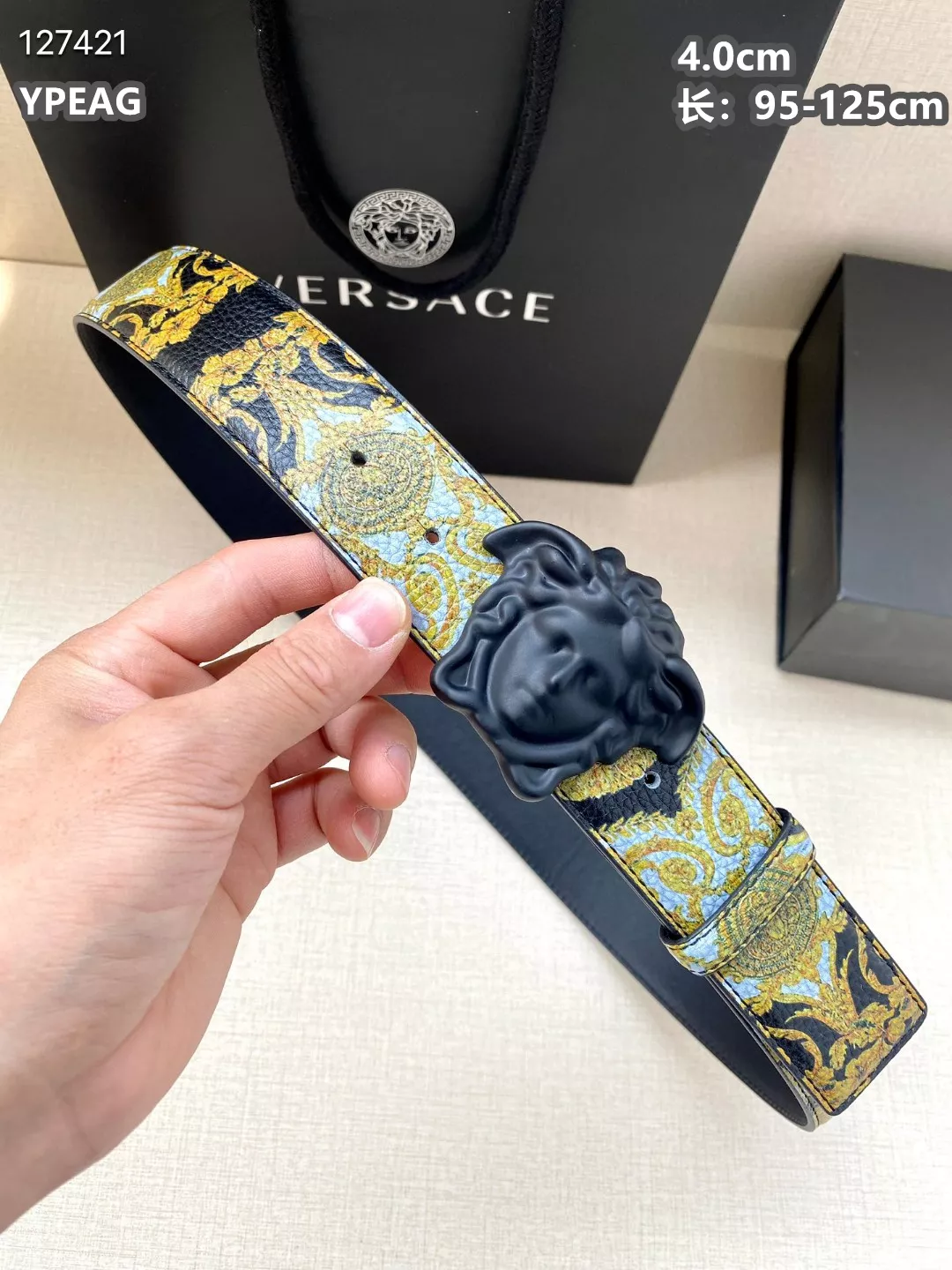 Modern 5905 Versace AAA Quality Belts For Unisex