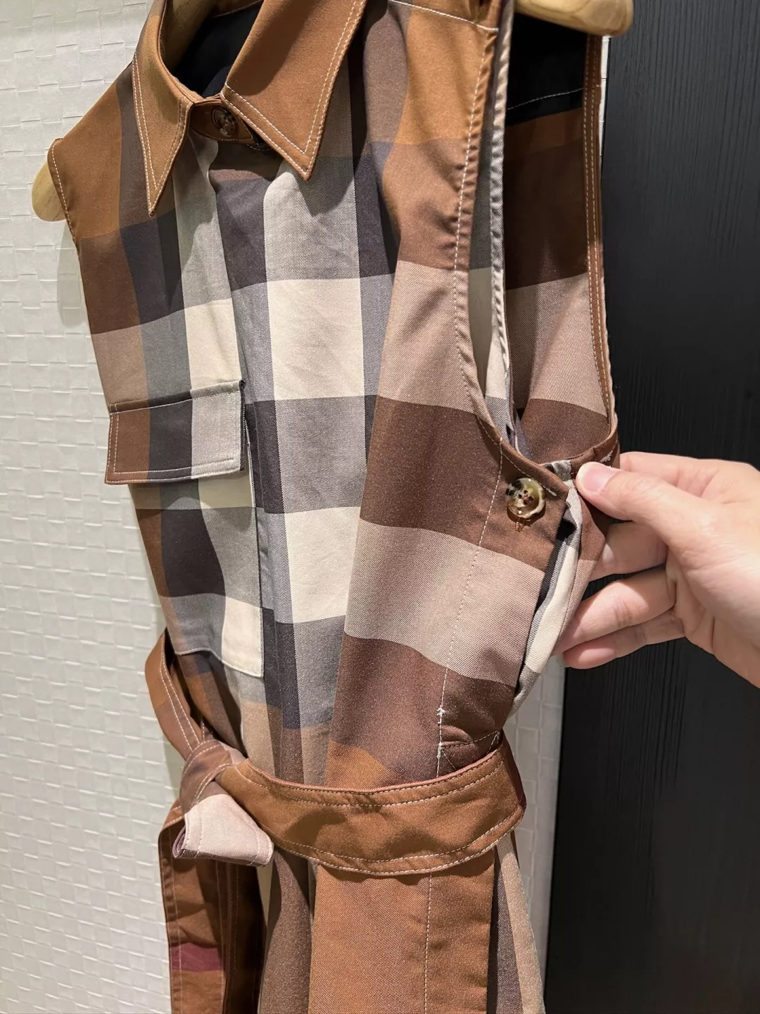 Modern 6272 Burberry Dresses Sleeveless For Women