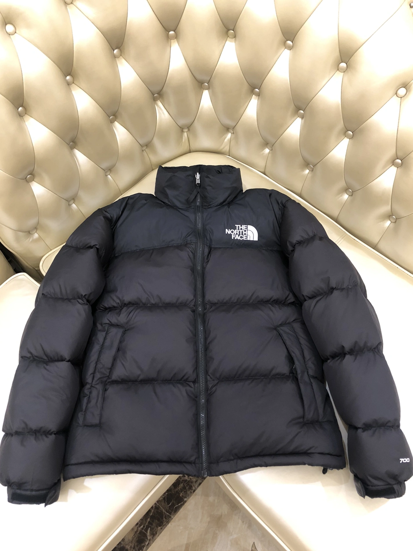Modern 6295 The North Face Down Feather Coat Long Sleeved For Unisex
