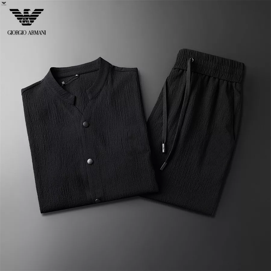 Modern 6408 Armani Tracksuits Short Sleeved For Men