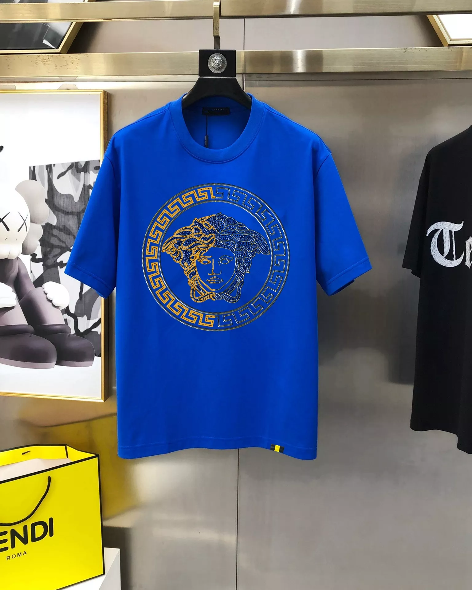 Modern 6455 Versace T-Shirts Short Sleeved For Men