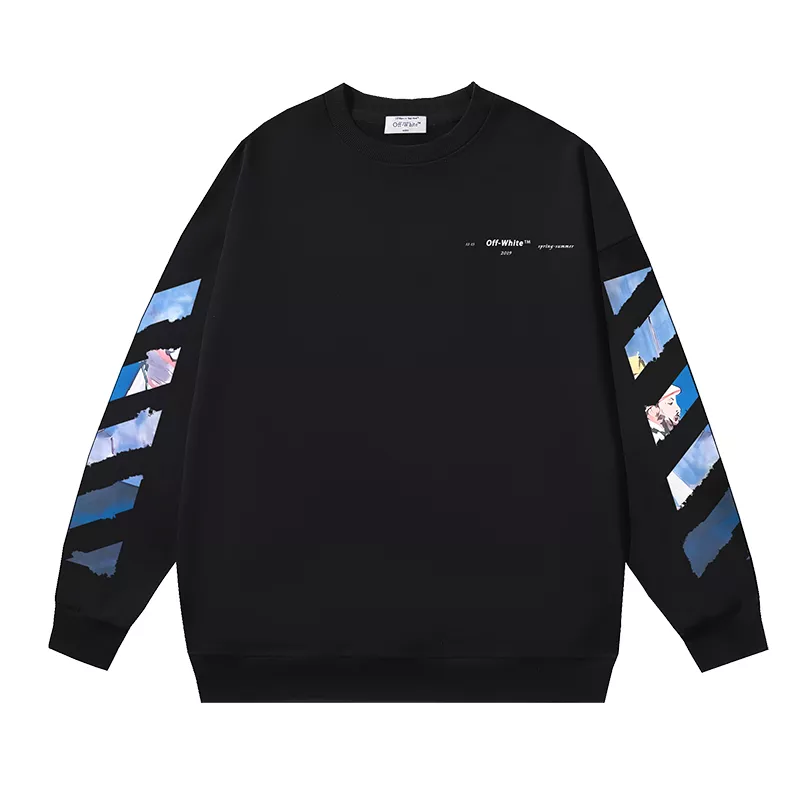 Modern 6673 Off-White Hoodies Long Sleeved For Unisex