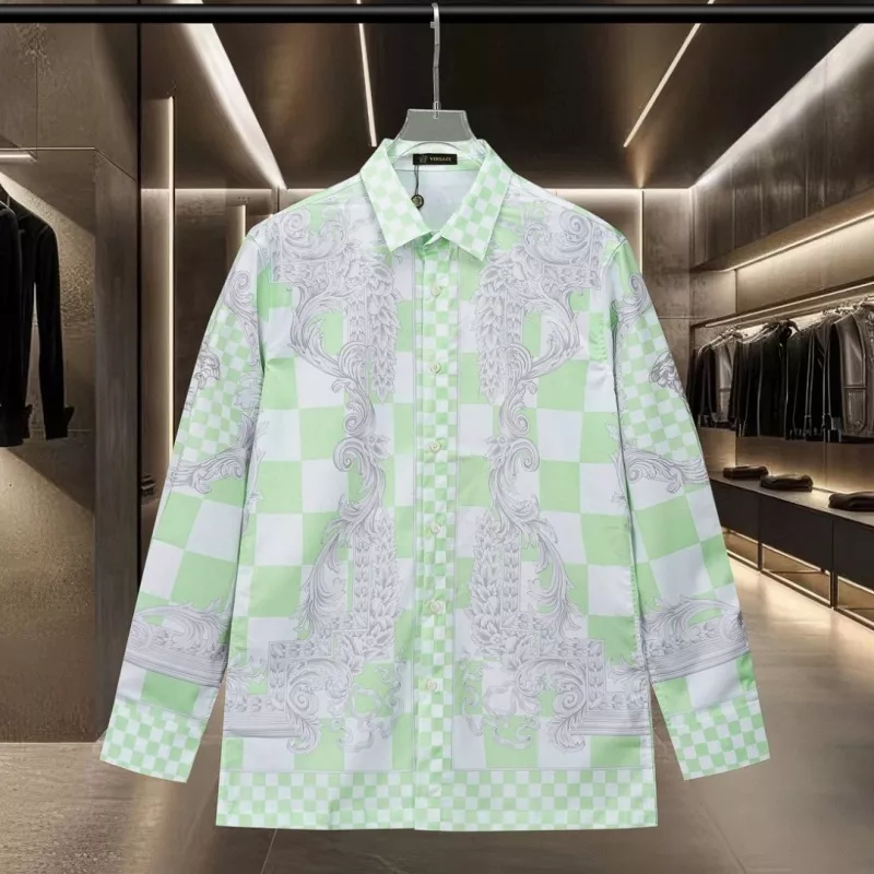 Modern 6722 Versace Shirts Long Sleeved For Unisex