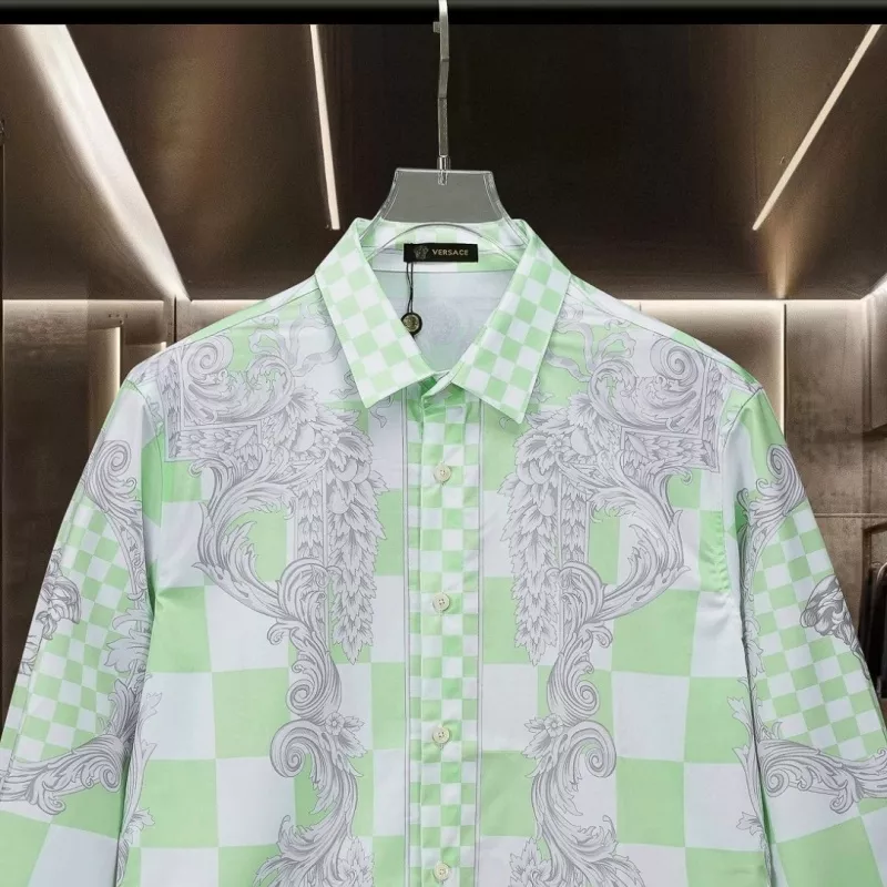 Modern 6722 Versace Shirts Long Sleeved For Unisex
