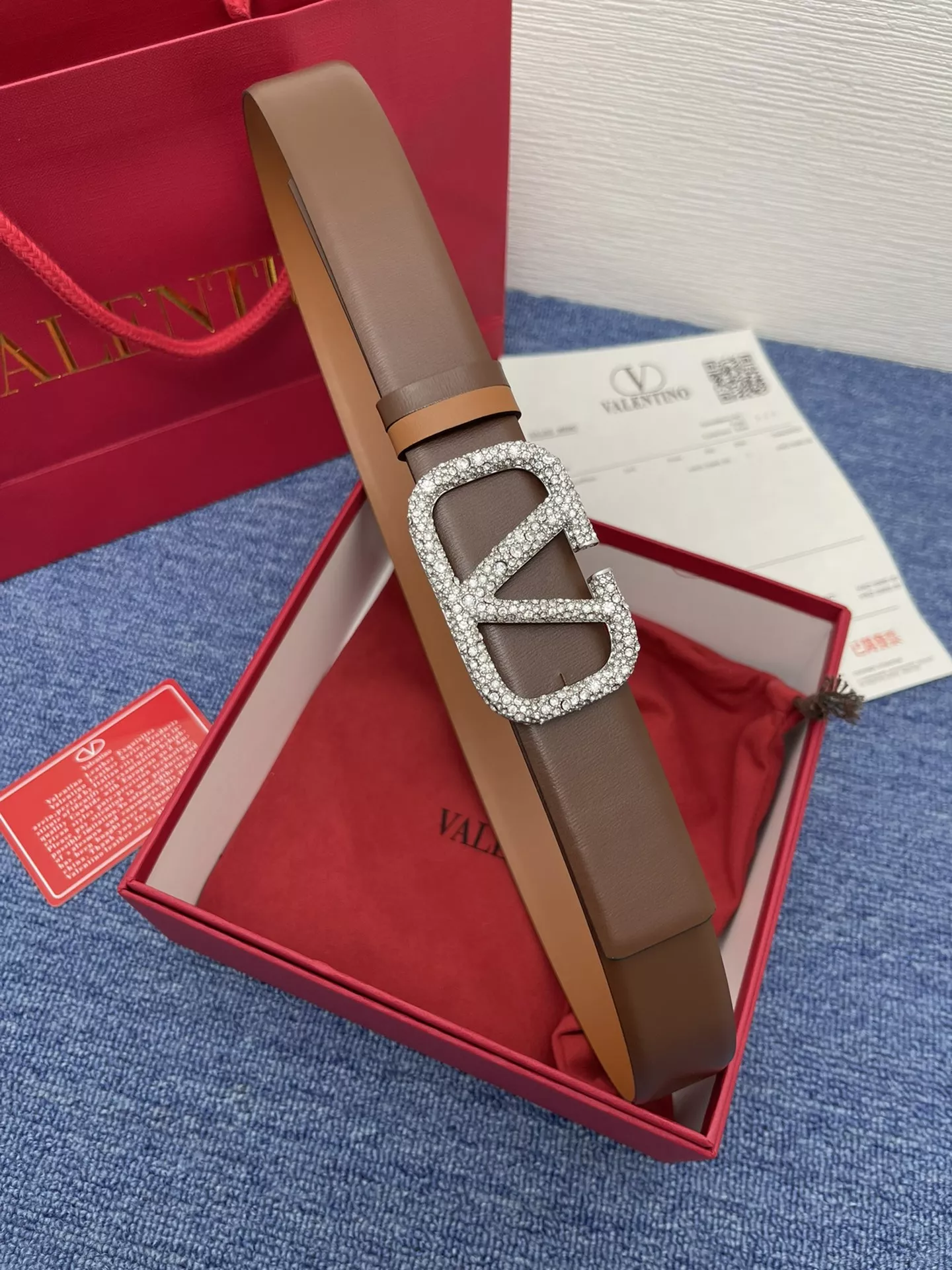 Modern 8071 Valentino AAA Quality Belts In 3.0cm For Women
