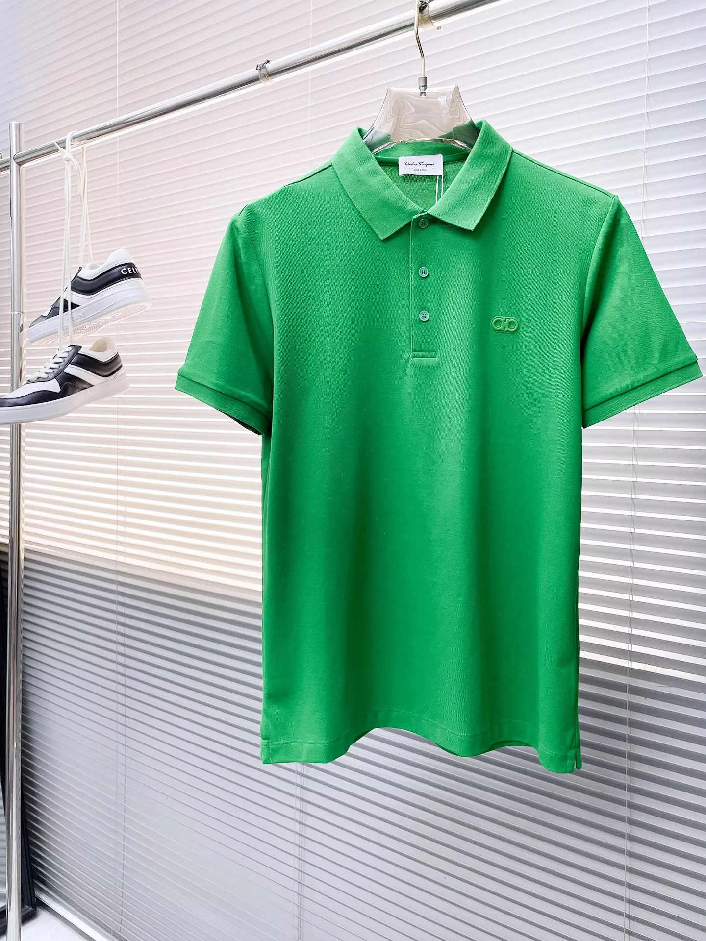Modern 8141 Salvatore Ferragamo T-Shirts Short Sleeved For Men
