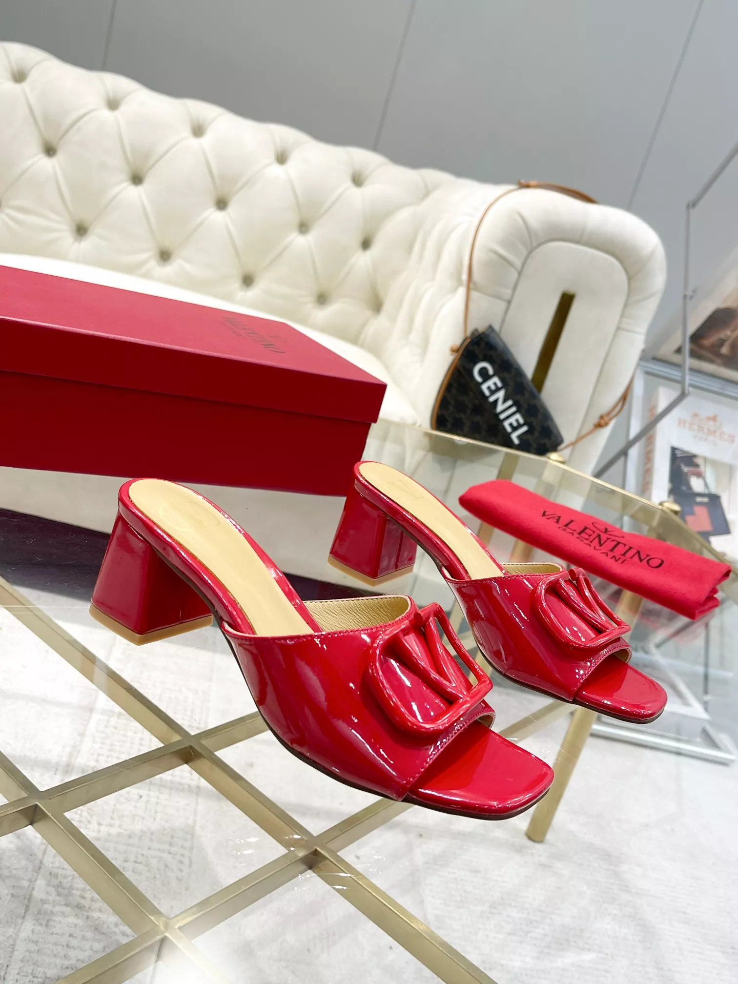 Modern 8206 Valentino Slippers For Women
