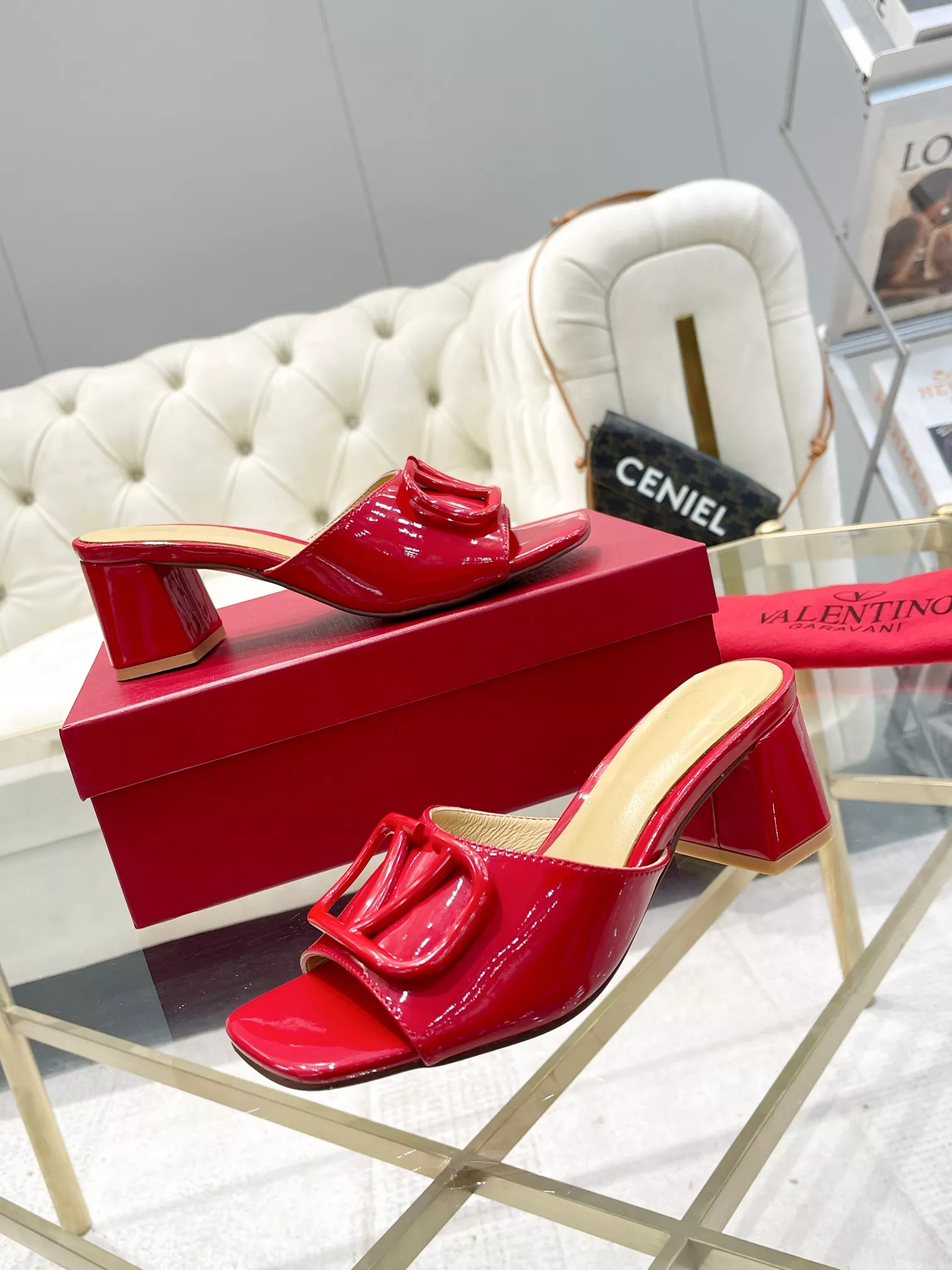 Modern 8206 Valentino Slippers For Women