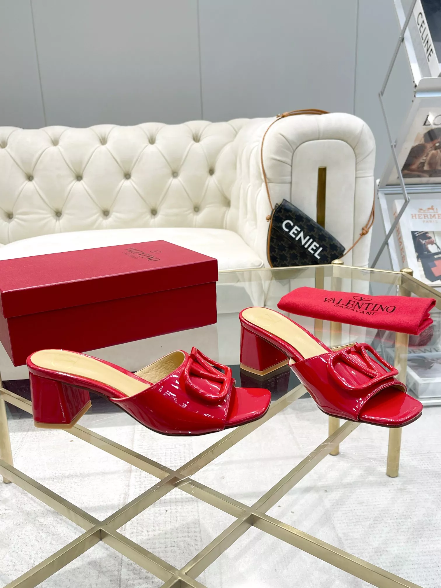 Modern 8206 Valentino Slippers For Women