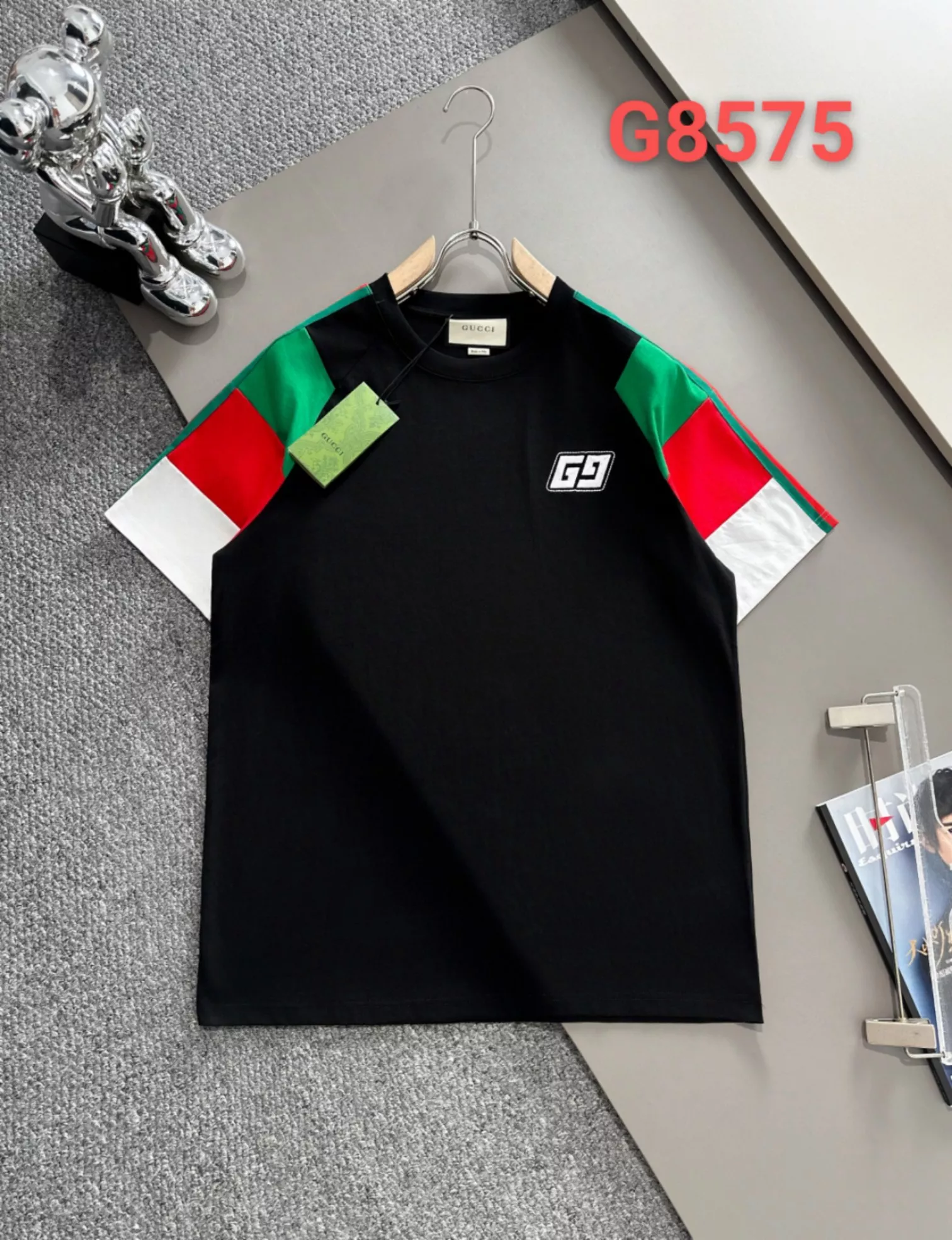 Modern 8222 Gucci T-Shirts Short Sleeved For Unisex