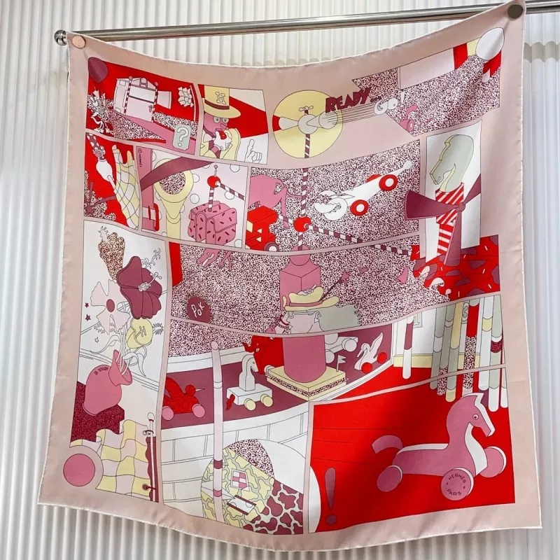 Modern 8222 Hermes Silk Squares