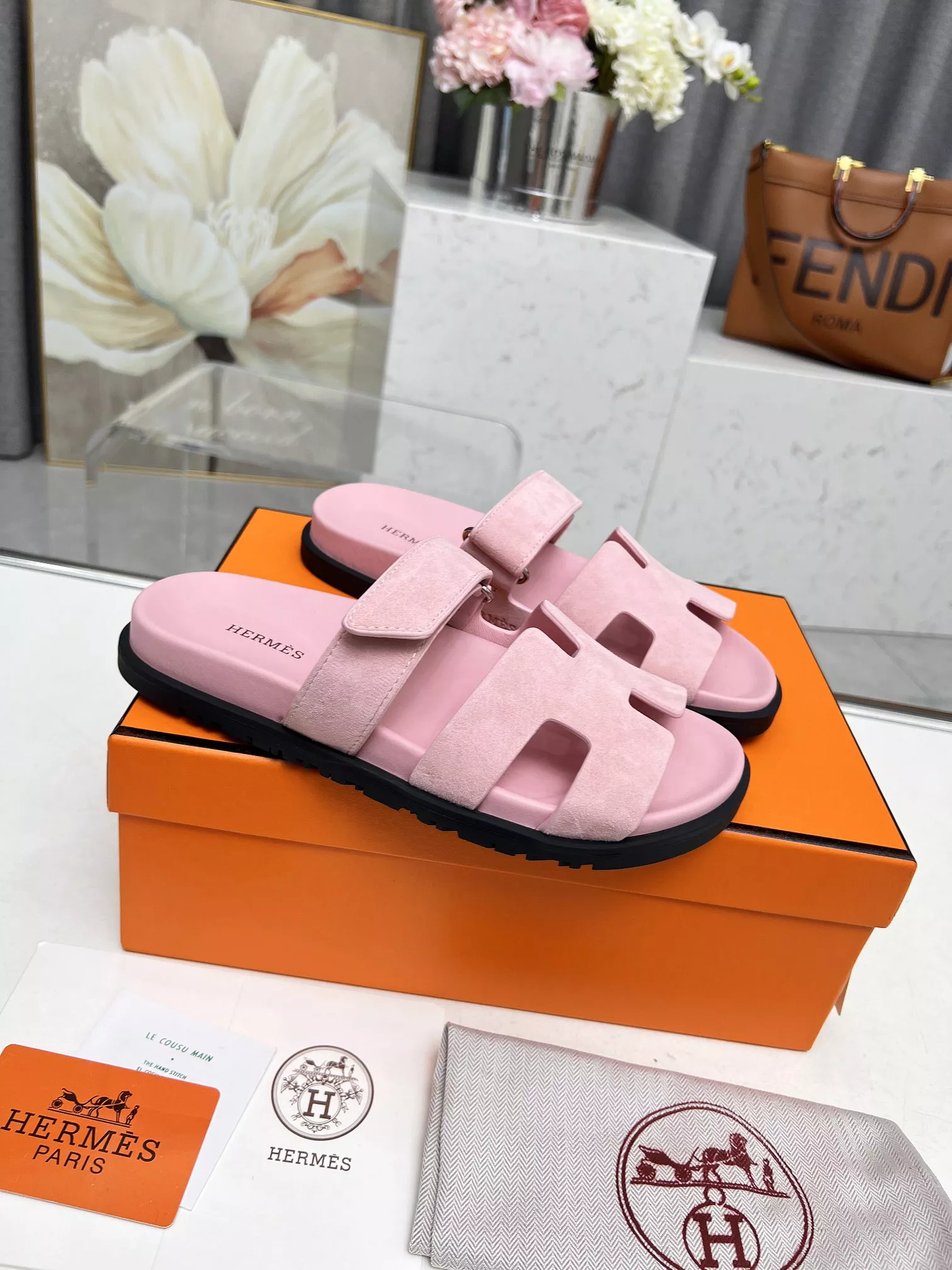 Modern 8328 Hermes Slippers For Men