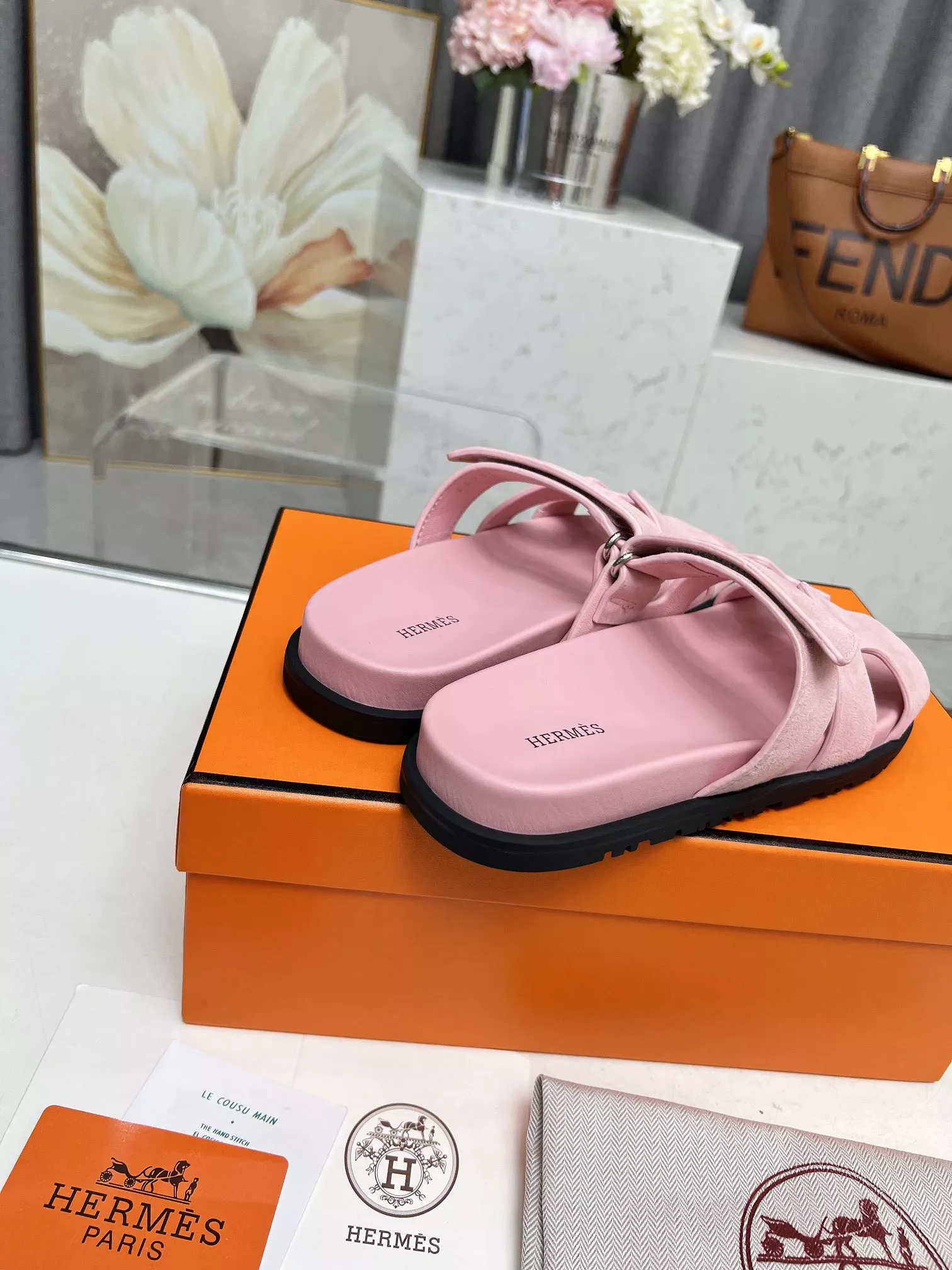 Modern 8328 Hermes Slippers For Men