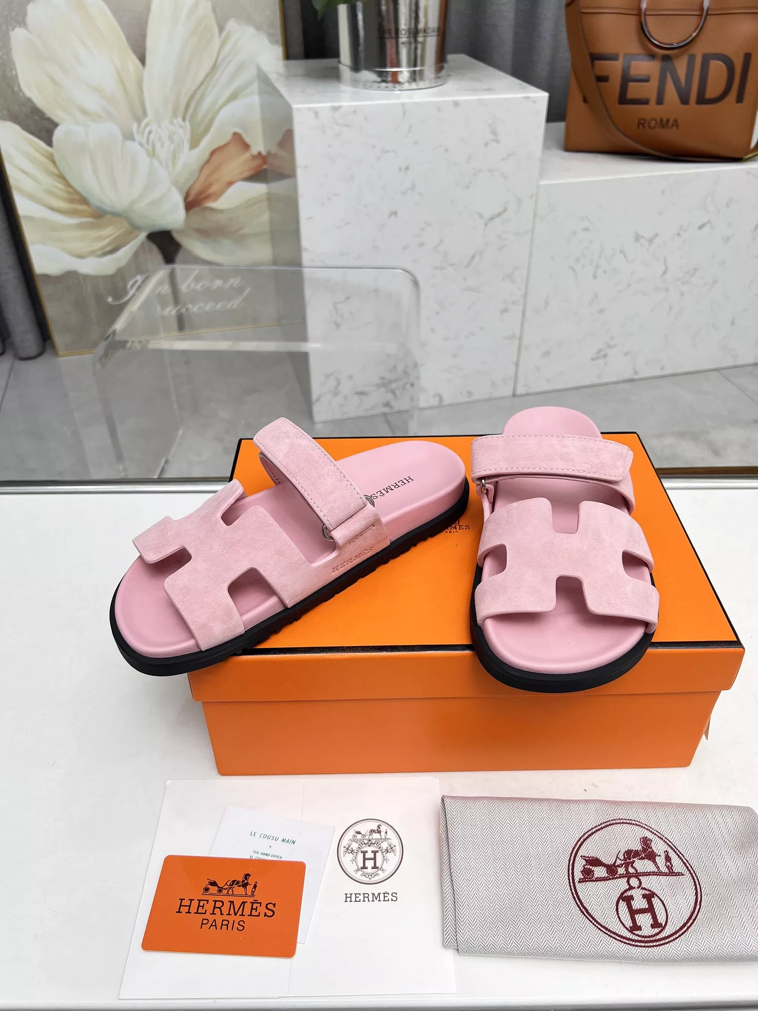 Modern 8328 Hermes Slippers For Men