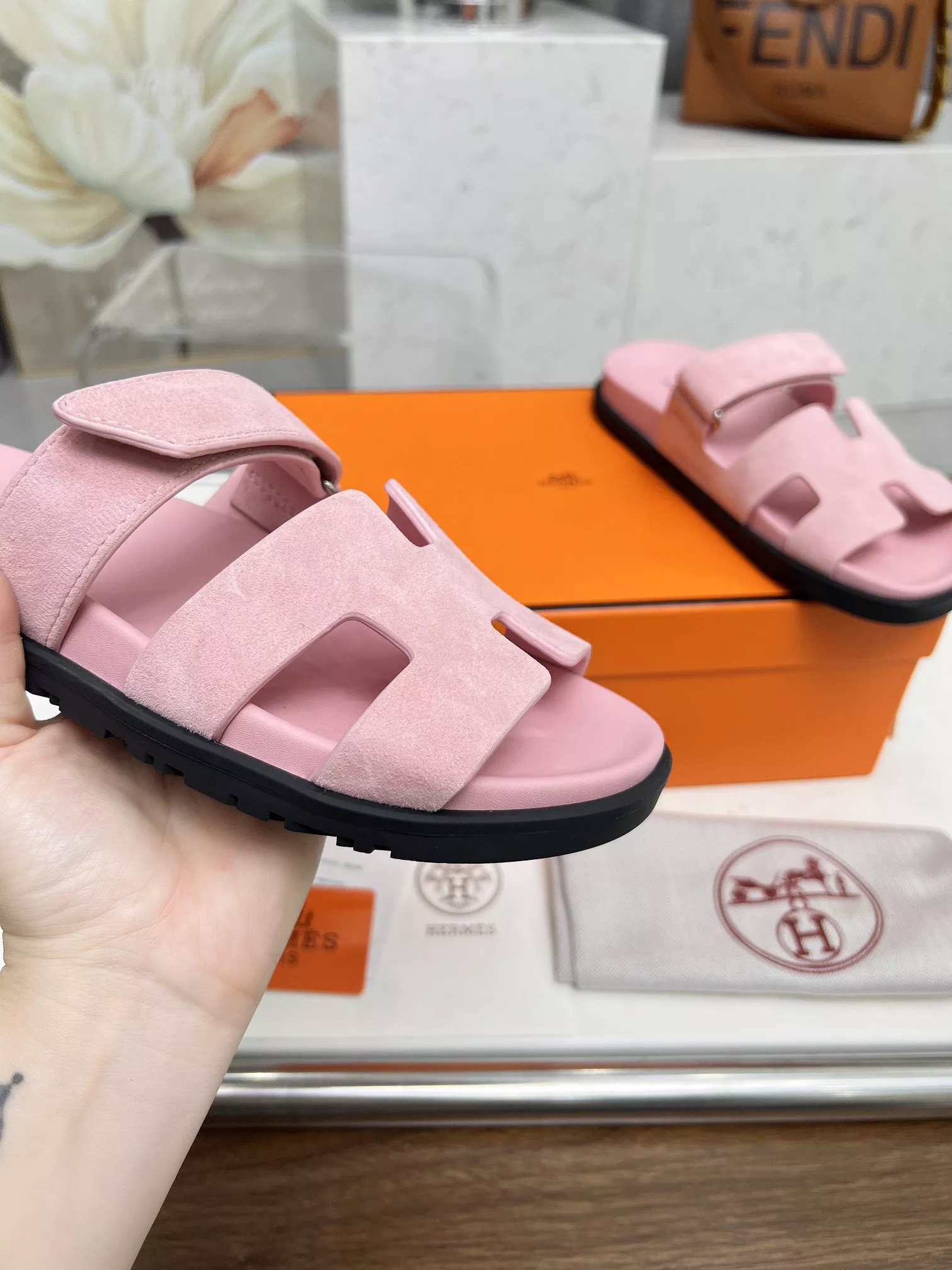 Modern 8328 Hermes Slippers For Men