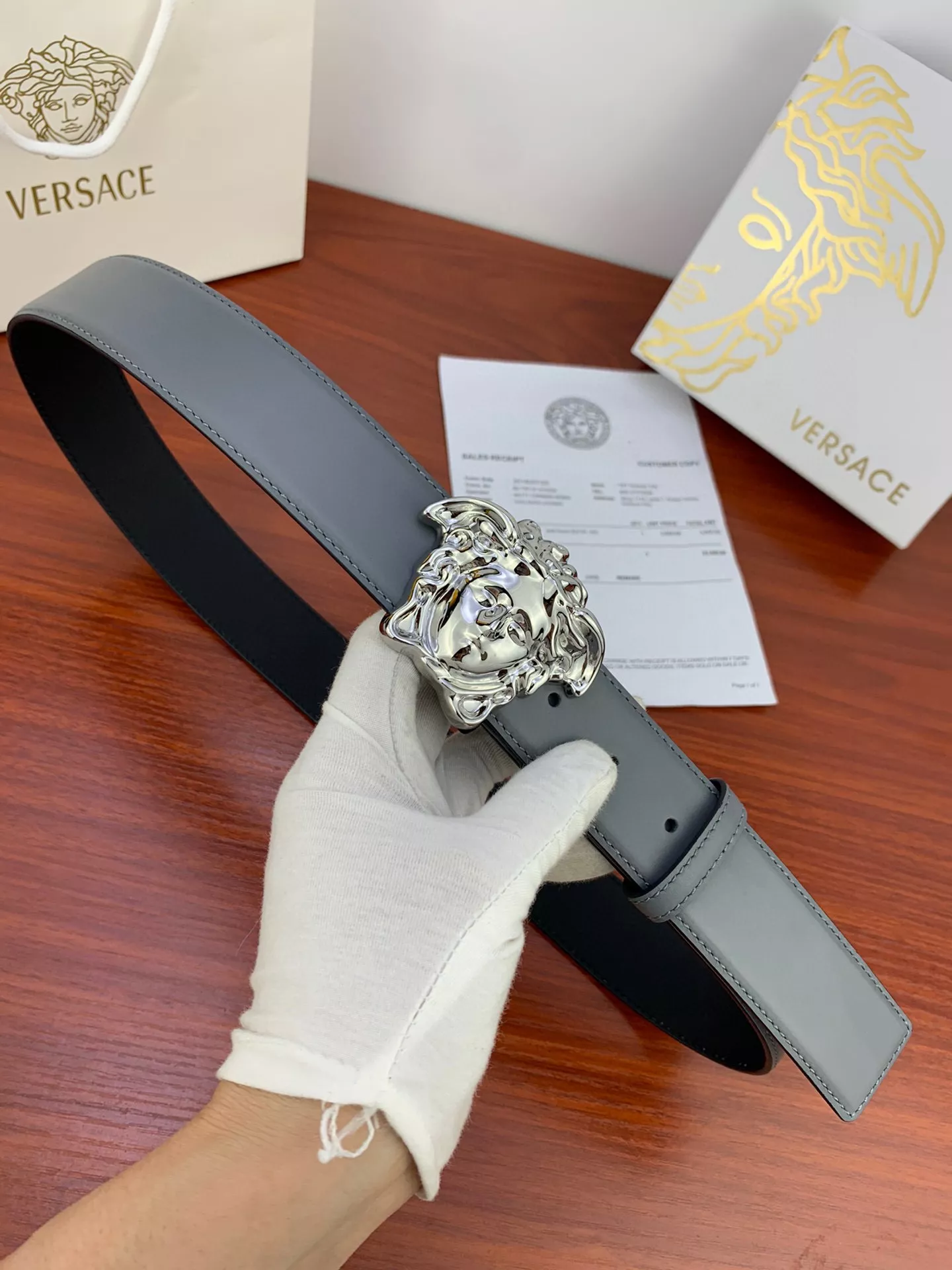 Modern 8717 Versace AAA Quality Belts In 4.0cm For Men