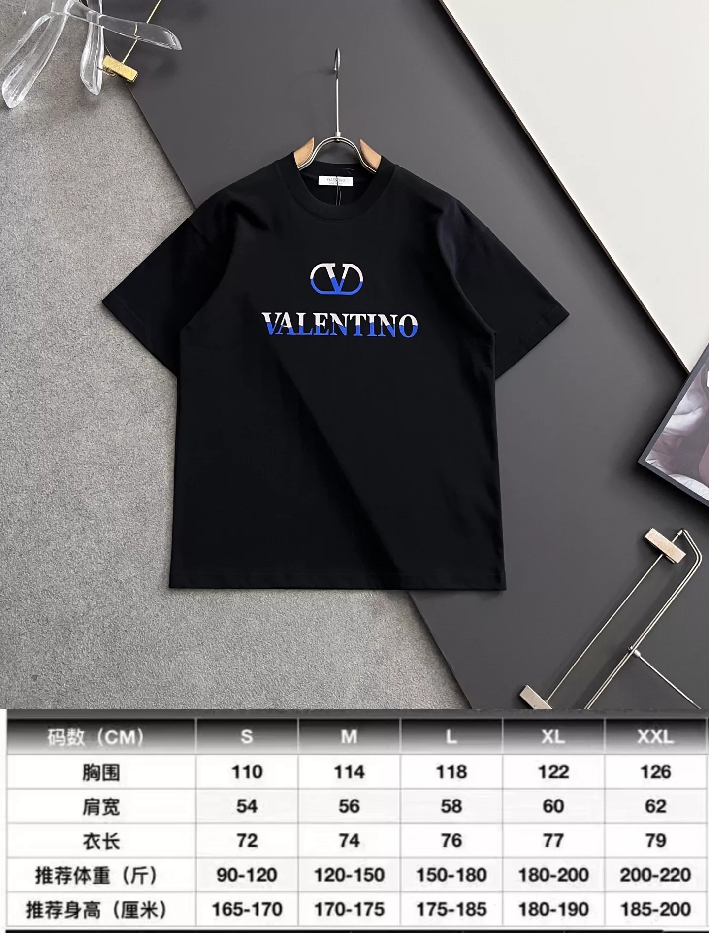 Modern 9214 Valentino T-Shirts Short Sleeved For Unisex