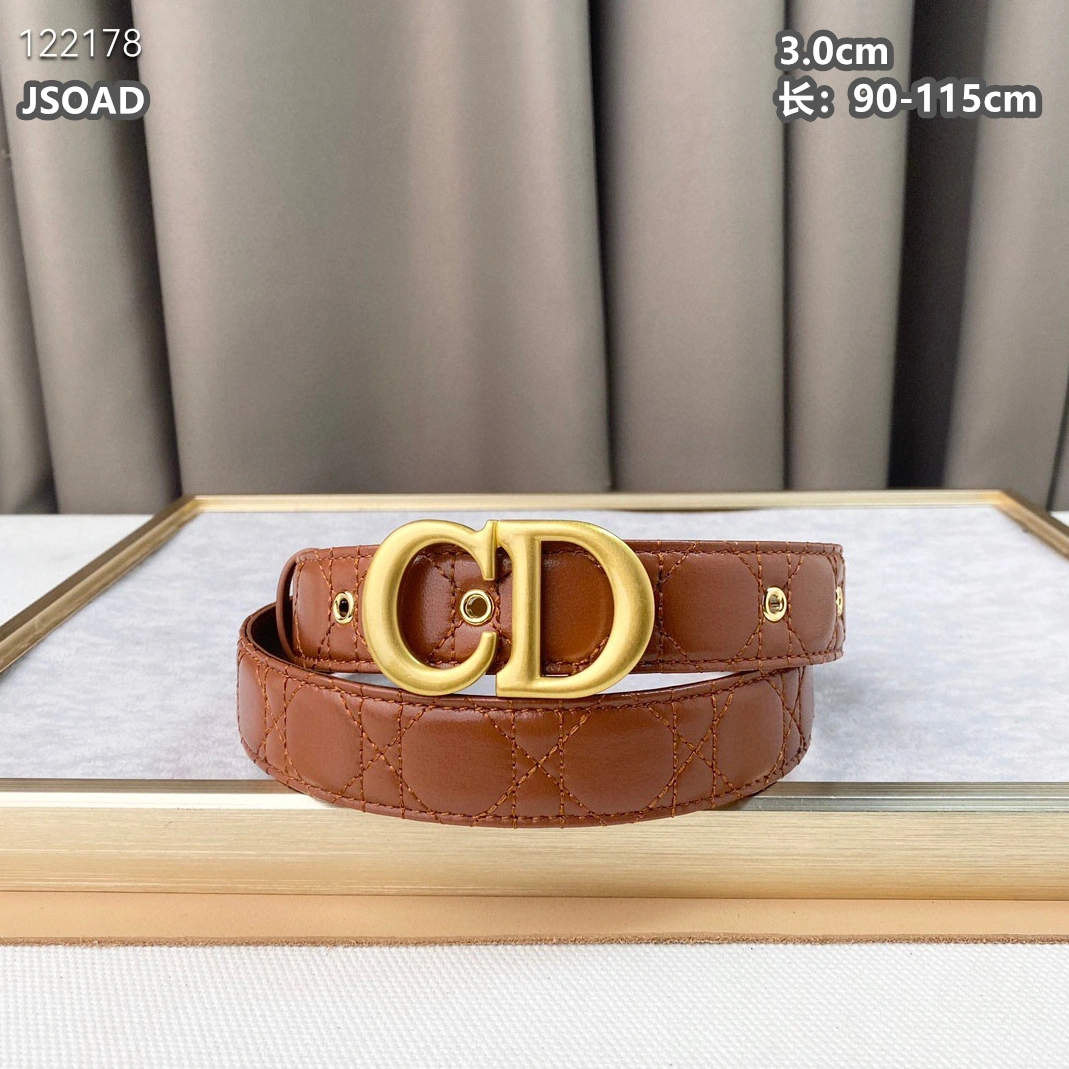 Modern 9288 Christian Dior AAA Quality Belts For Women