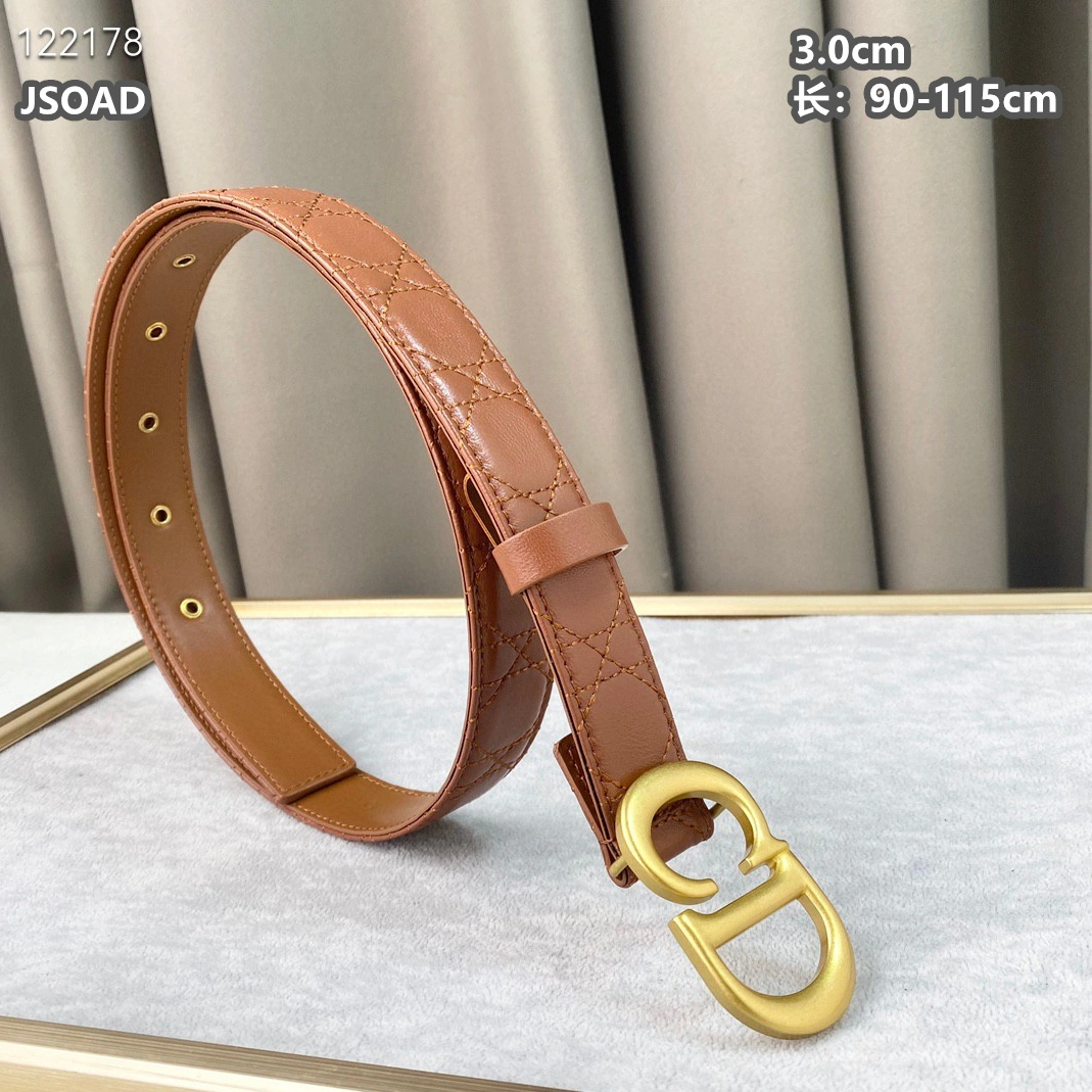 Modern 9288 Christian Dior AAA Quality Belts For Women