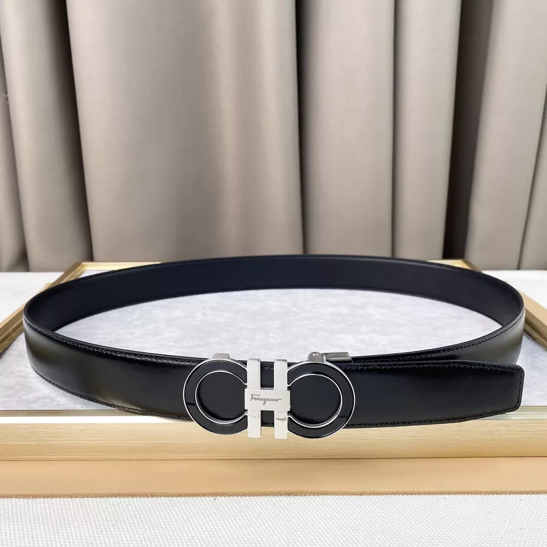 Modern 9397 Salvatore Ferragamo AAA Quality Belts In 3.5cm For Men