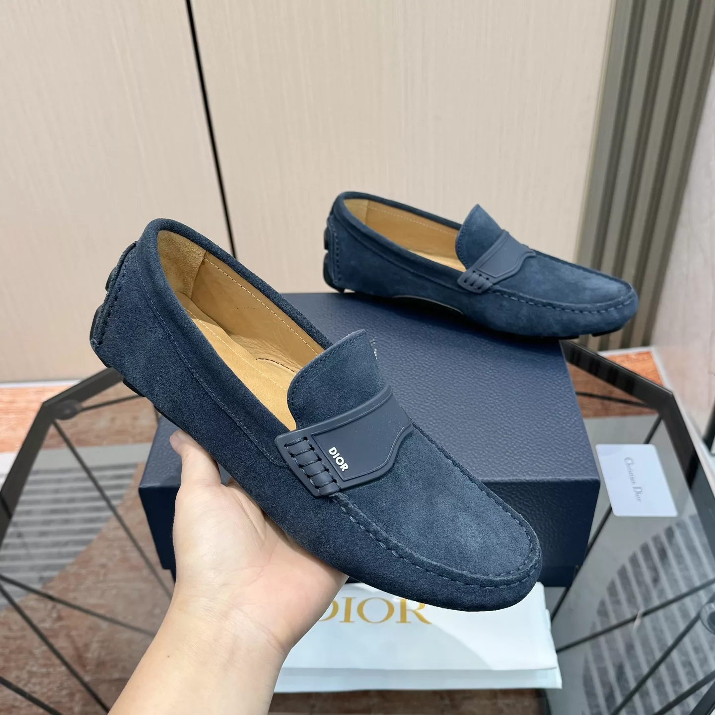 Modern 9595 Christian Dior Leather Shoes For Men