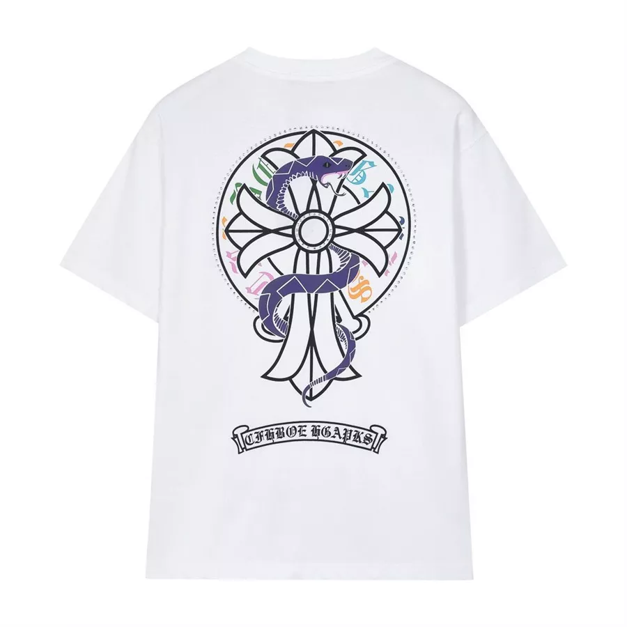 Modern 9661 Chrome Hearts T-Shirts Short Sleeved For Unisex
