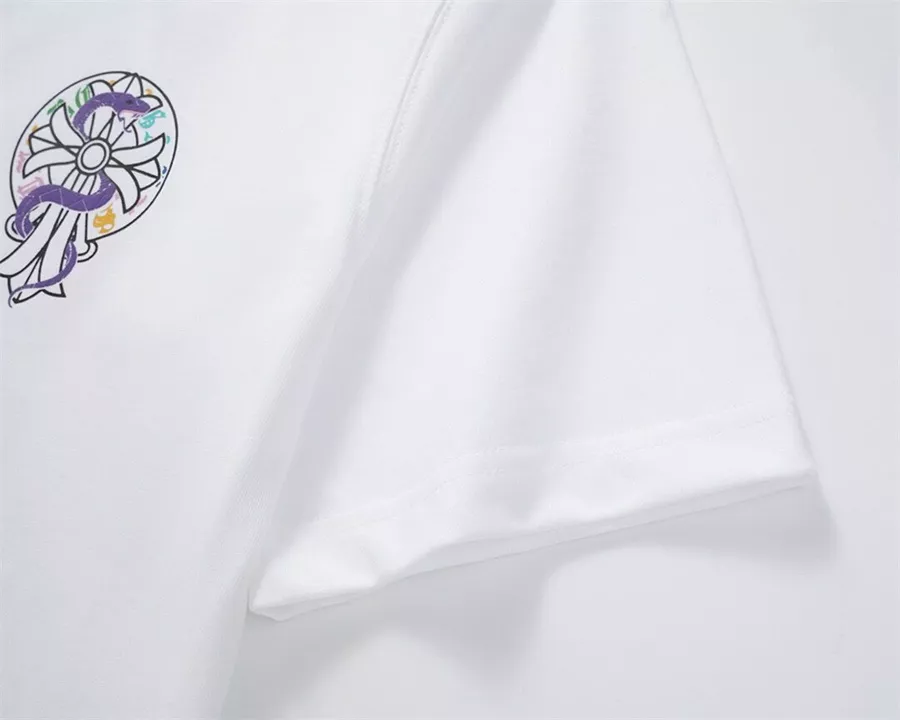 Modern 9661 Chrome Hearts T-Shirts Short Sleeved For Unisex
