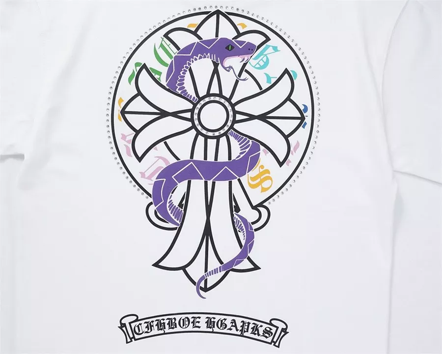 Modern 9661 Chrome Hearts T-Shirts Short Sleeved For Unisex