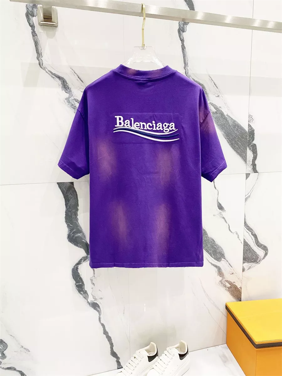Modern 9837 Balenciaga T-Shirts Short Sleeved For Unisex