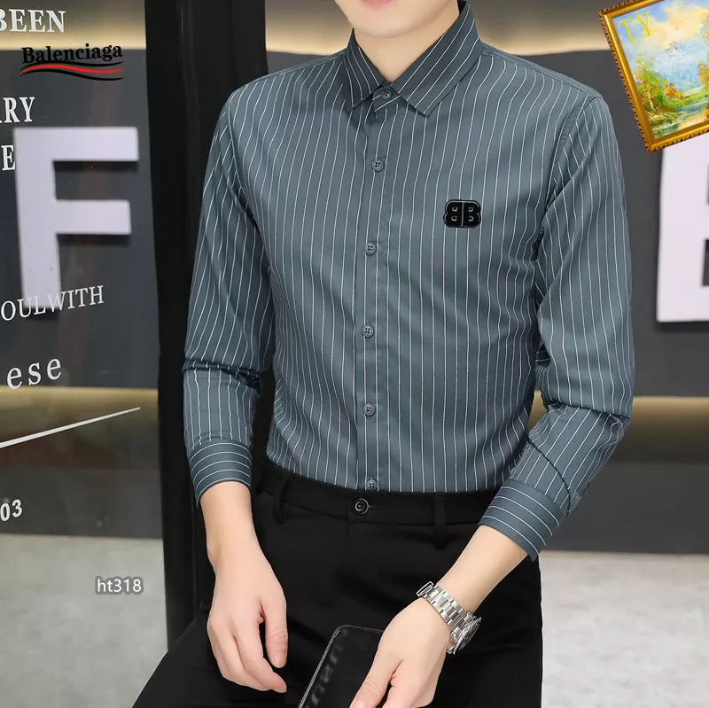 ModernLook 1047 Balenciaga Shirts Long Sleeved For Men