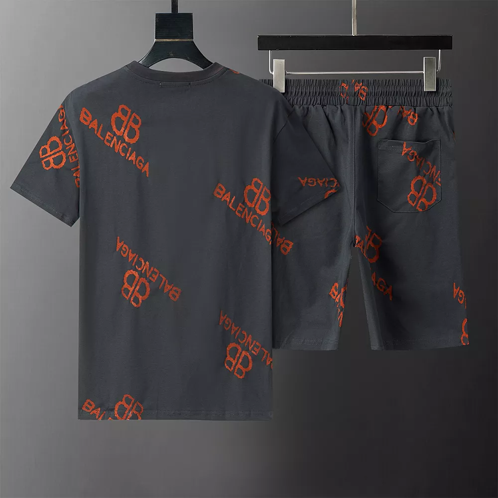 ModernLook 1184 Balenciaga Fashion Tracksuits Short Sleeved For Men