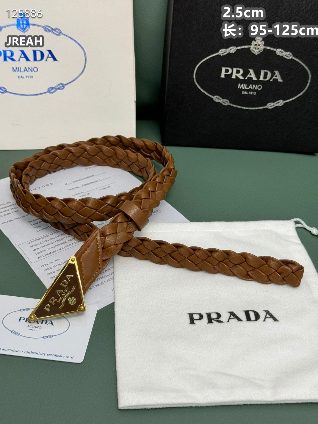 ModernLook 1190 Prada AAA Quality Belts For Women