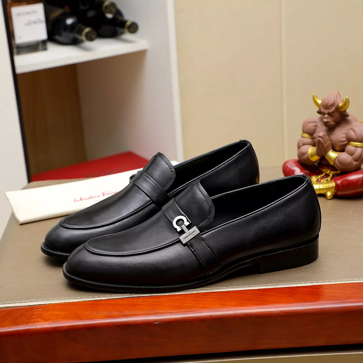 ModernLook 1667 Salvatore Ferragamo Leather Shoes For Men