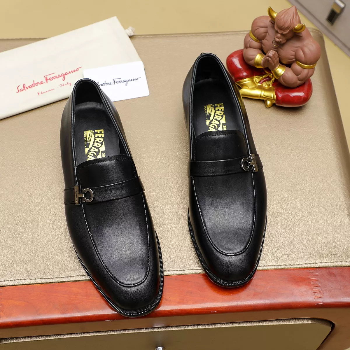 ModernLook 1667 Salvatore Ferragamo Leather Shoes For Men