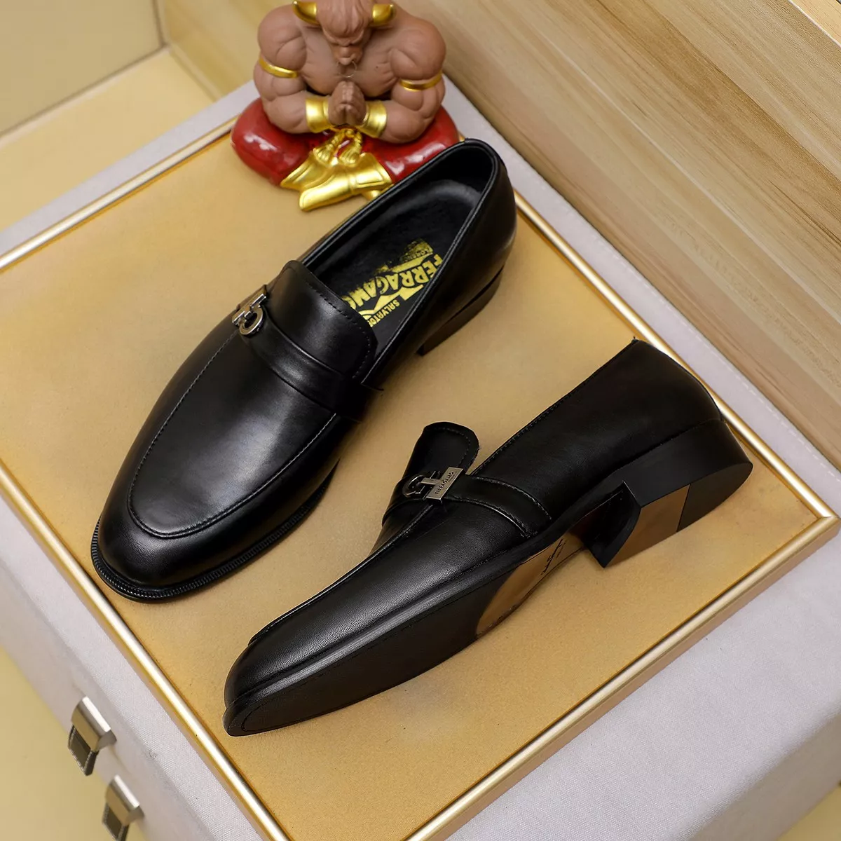 ModernLook 1667 Salvatore Ferragamo Leather Shoes For Men