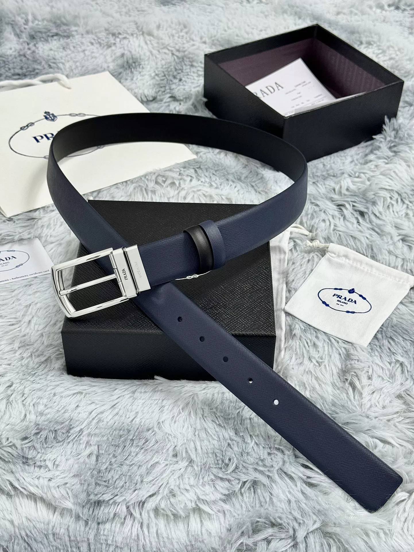 ModernLook 2143 Prada AAA Quality Belts In 3.5cm For Men