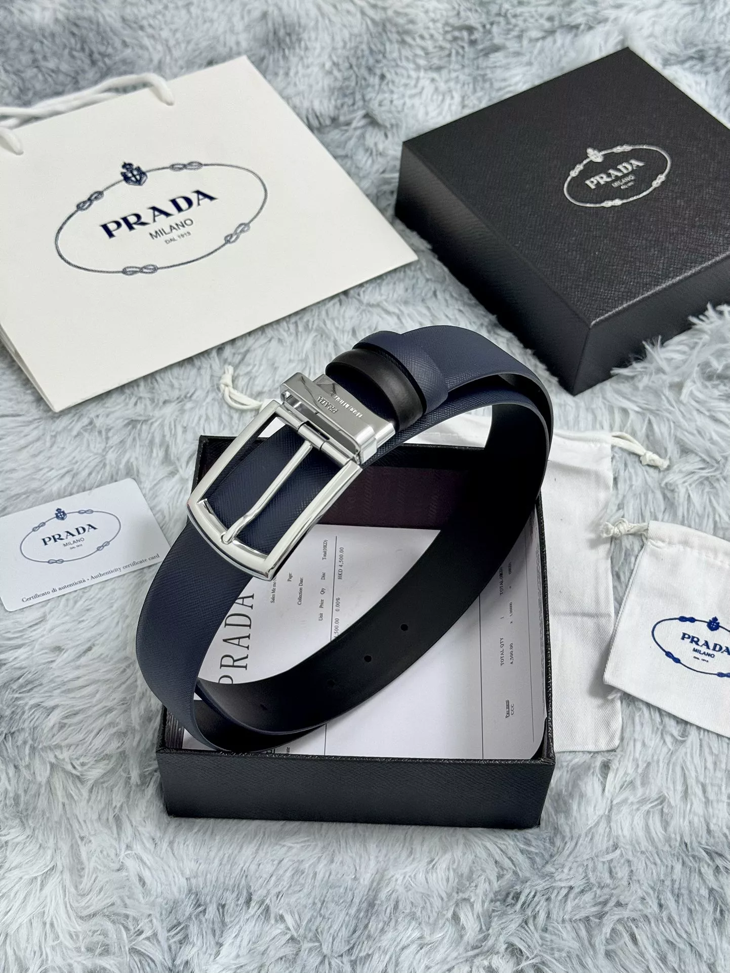 ModernLook 2143 Prada AAA Quality Belts In 3.5cm For Men