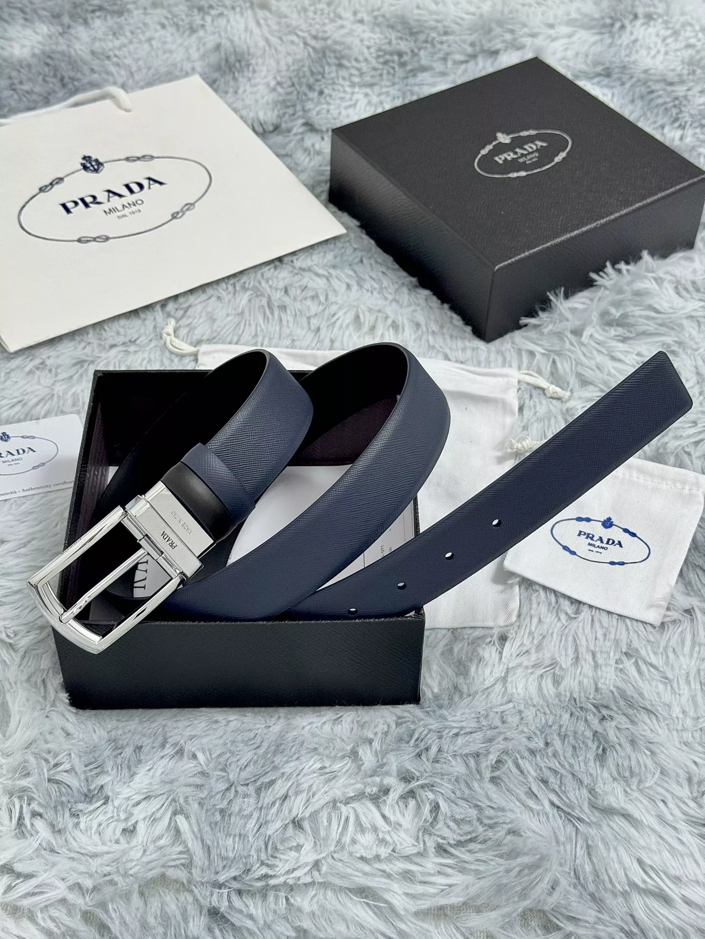 ModernLook 2143 Prada AAA Quality Belts In 3.5cm For Men