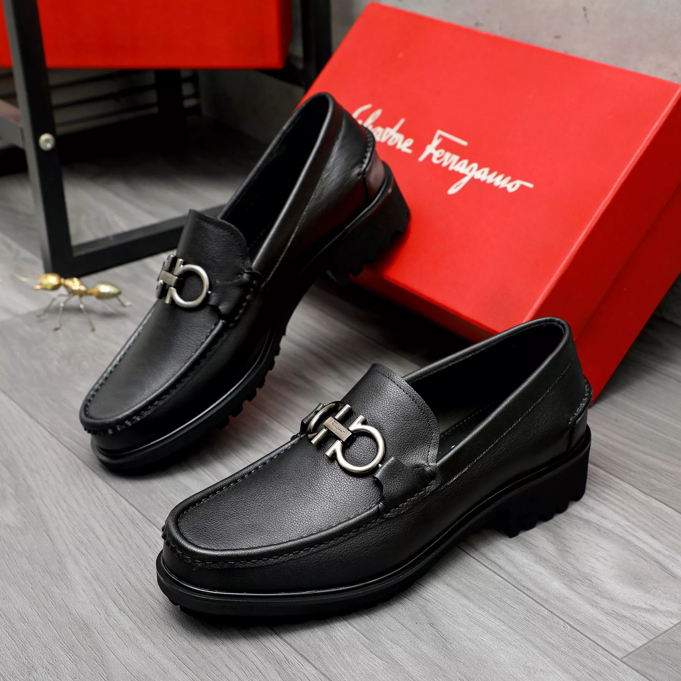ModernLook 2506 Salvatore Ferragamo Leather Shoes For Men