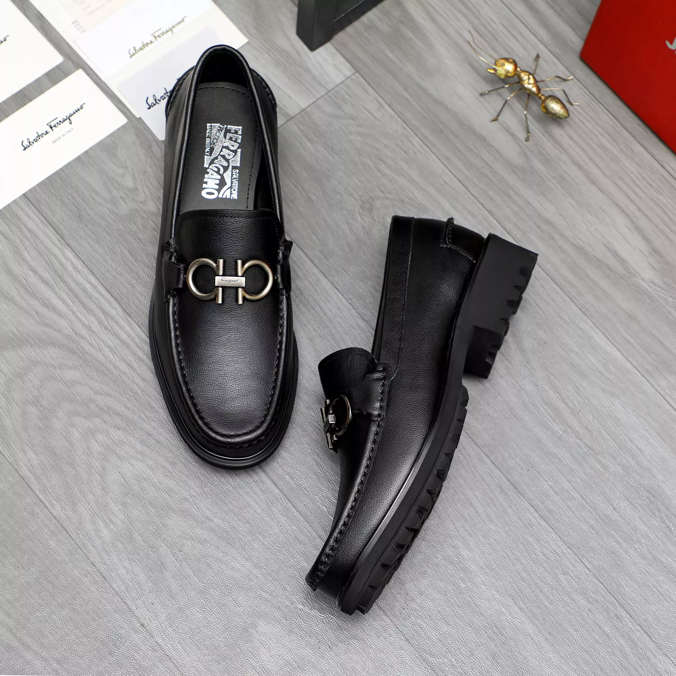 ModernLook 2506 Salvatore Ferragamo Leather Shoes For Men