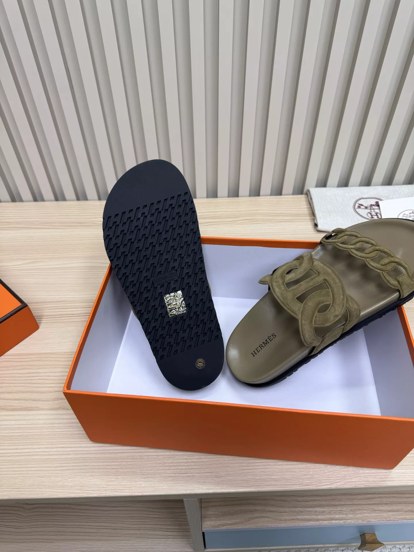 ModernLook 2581 Hermes Slippers For Men