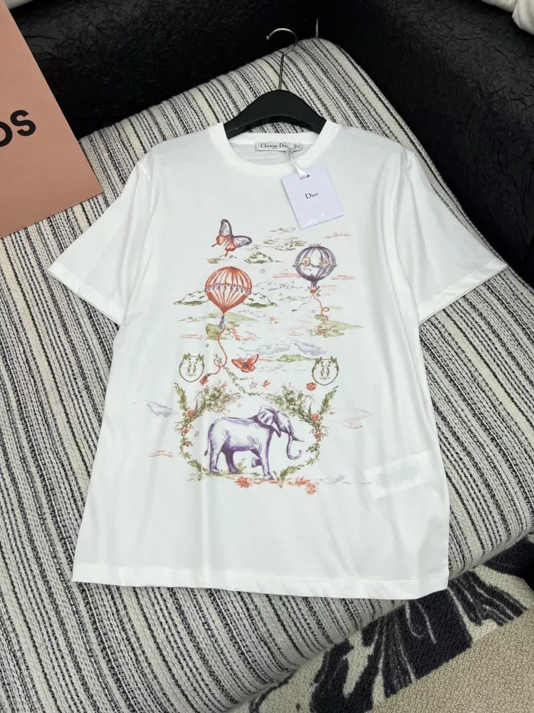 ModernLook 2661 Christian Dior T-Shirts Short Sleeved For Women
