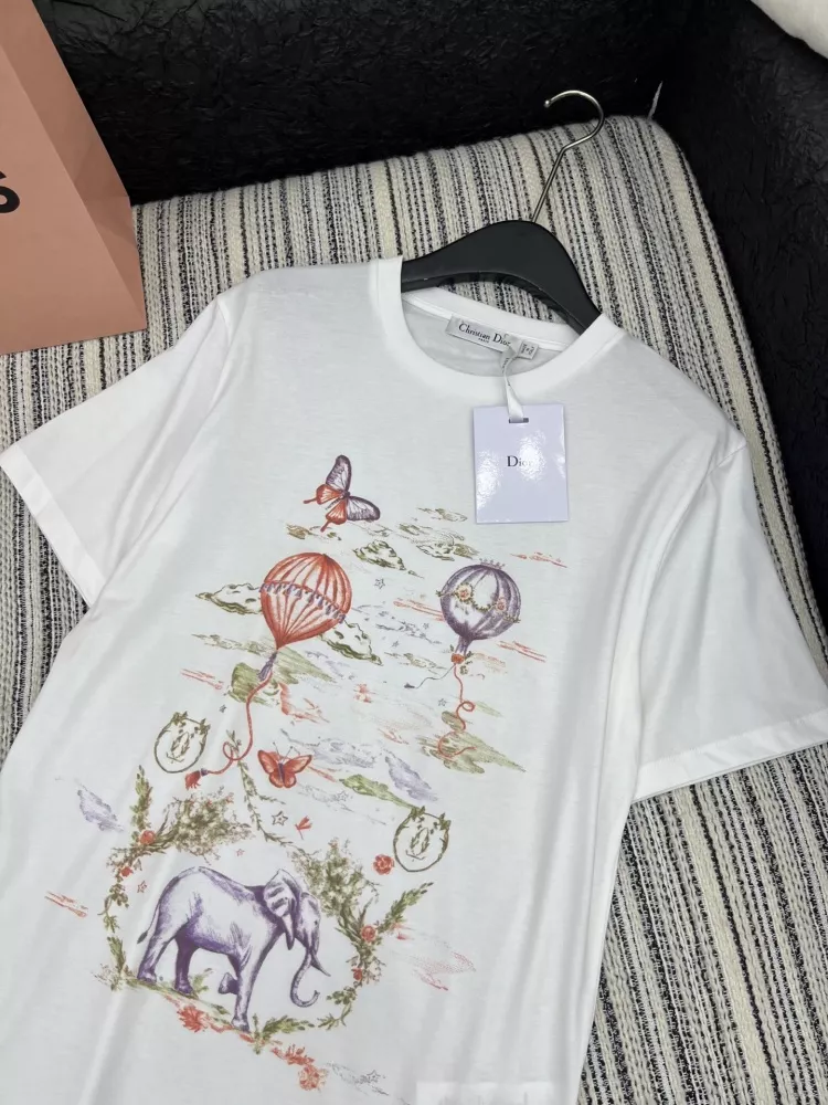 ModernLook 2661 Christian Dior T-Shirts Short Sleeved For Women